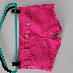 London Jean's Shorts hot pink size 8 (fits like 6)